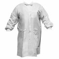Medline Unisex Lab Coat, Knee Length, White, 3XL 87026QHWXXXL